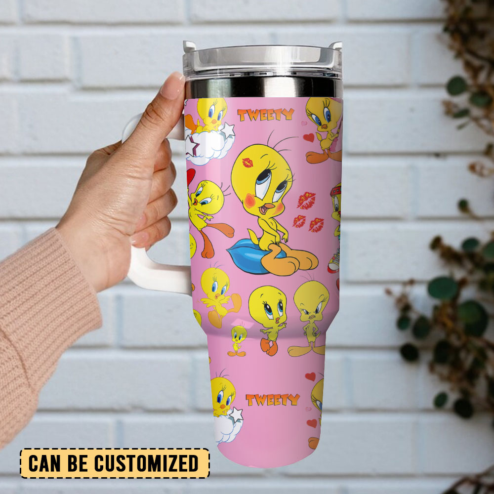 The Sylvester And Tweety Mysteries TV Series Custom Stanley Cup 40 oz 30 oz Tumbler With Handle