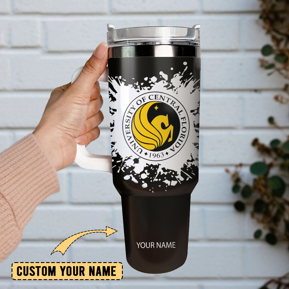 The University Of Central Florida Custom Stanley Cup 40 oz 30 oz Tumbler With Handle