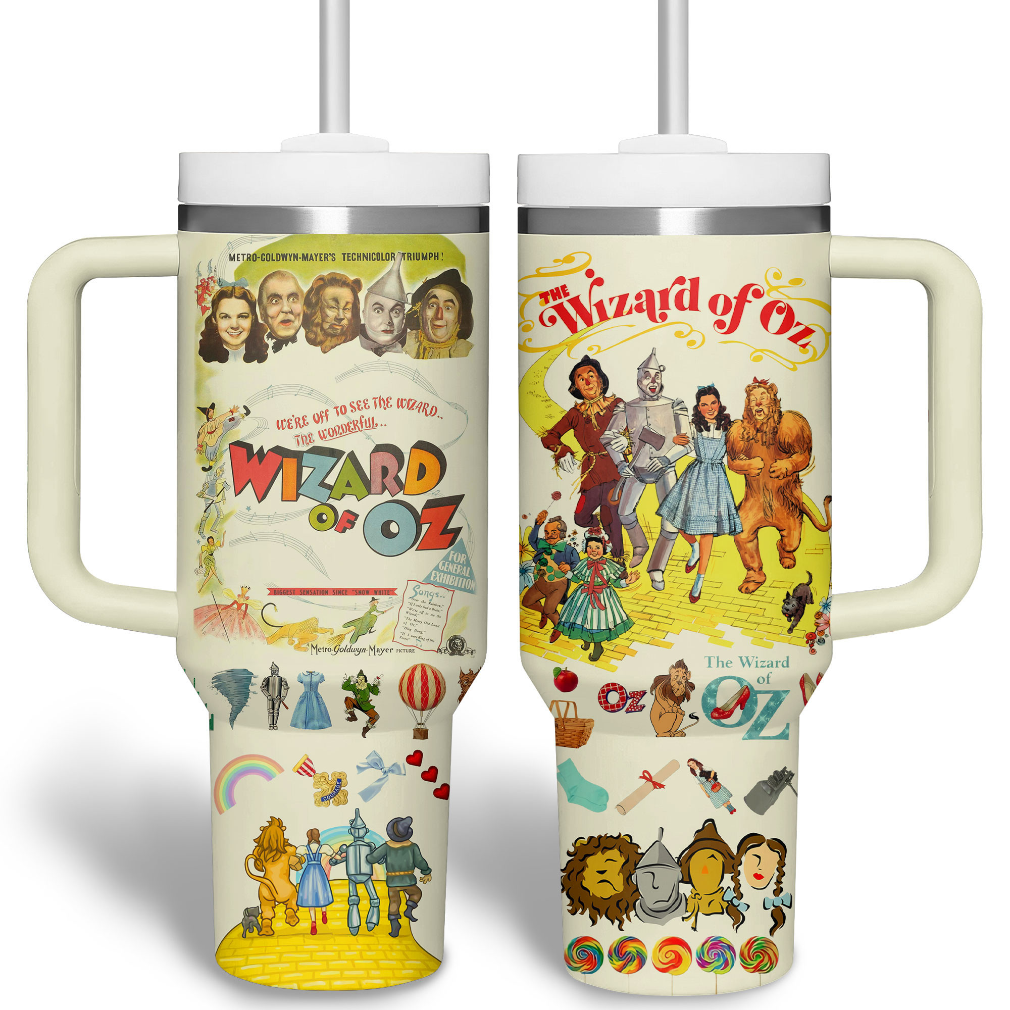 The Wizard of Oz Movies Custom Stanley Cup 40 oz 30 oz Tumbler With Handle