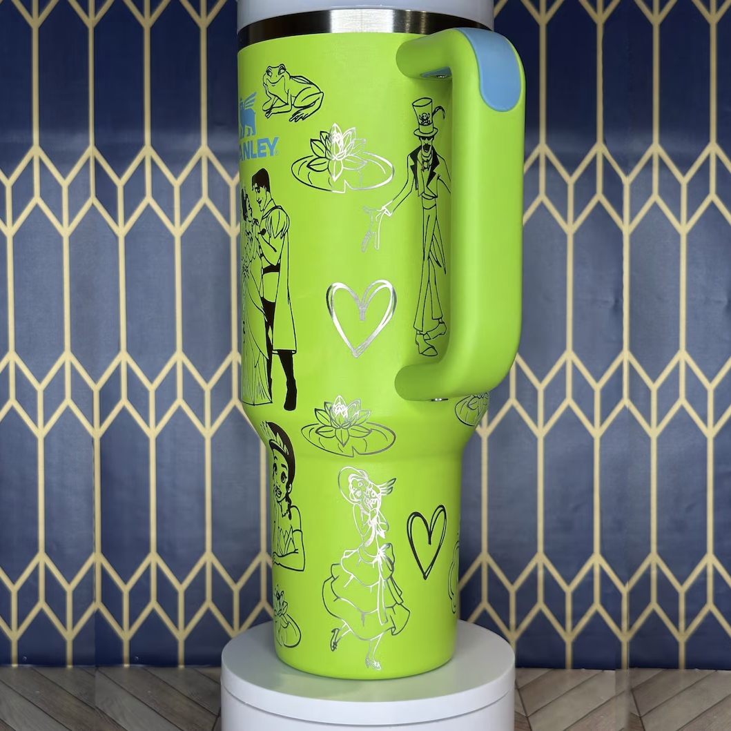 Tiana The Princess And The Frog Disney Cartoon Custom Stanley Cup 40 oz 30 oz Tumbler With Handle