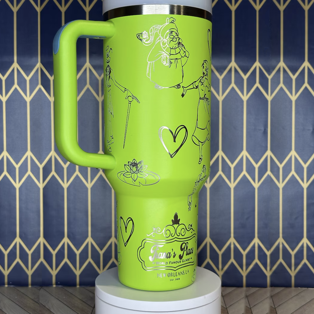 Tiana The Princess And The Frog Disney Cartoon Custom Stanley Cup 40 oz 30 oz Tumbler With Handle