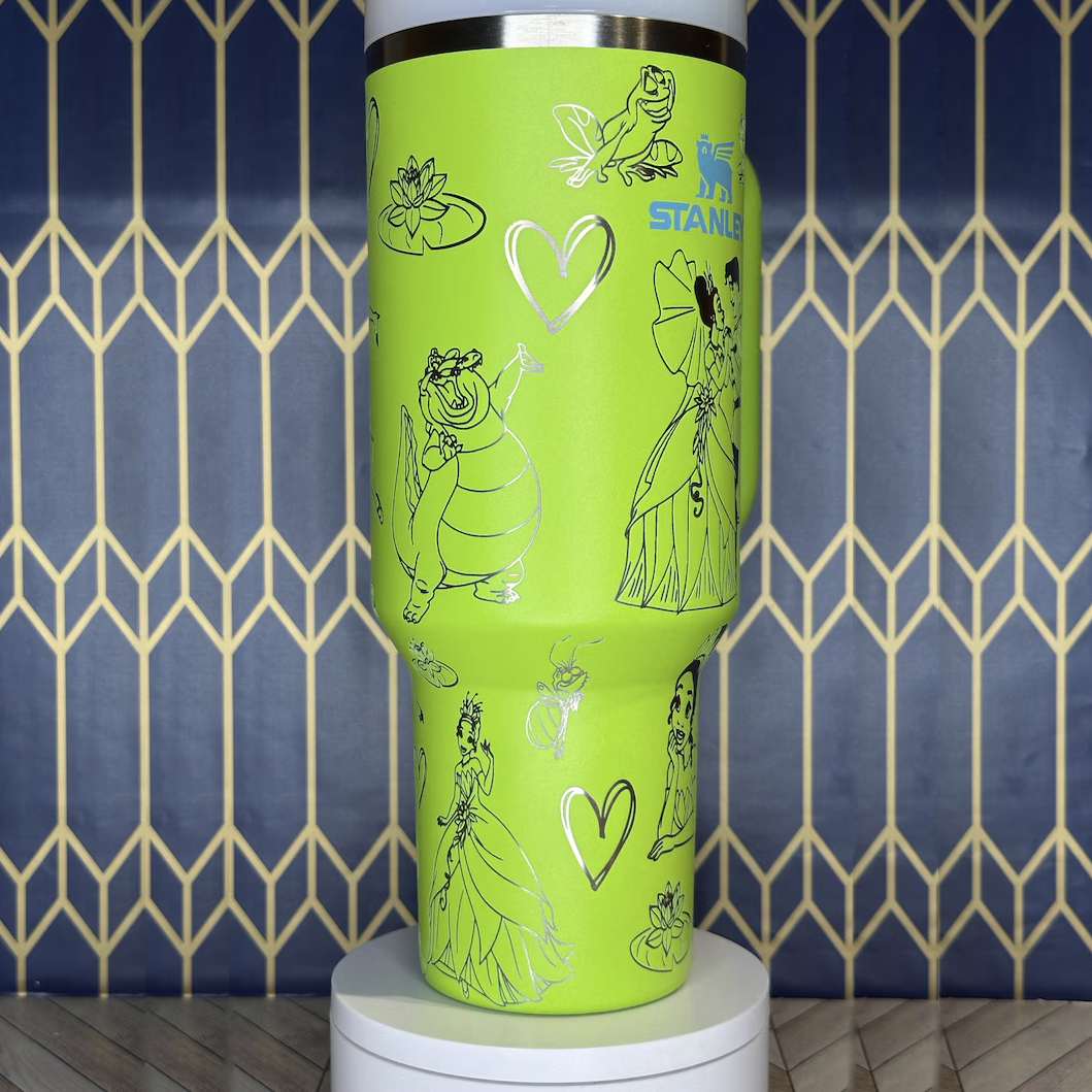Tiana The Princess And The Frog Disney Cartoon Custom Stanley Cup 40 oz 30 oz Tumbler With Handle