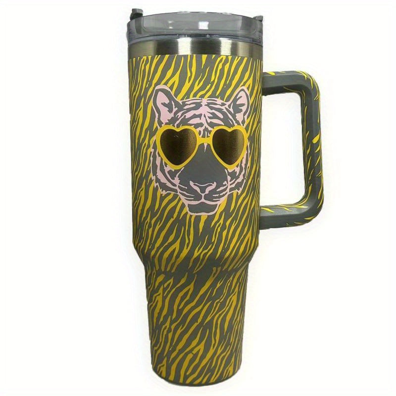 Tiger Custom Stanley Cup 40 oz 30 oz Tumbler With Handle