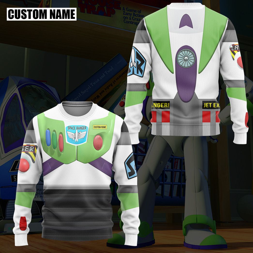 Toy Story Buzz Lightyear Space Ranger Cosplay Costume Hoodie Sweatshirt T-Shirt Sweatpants Tracksuit - Stormmerch Exclusive