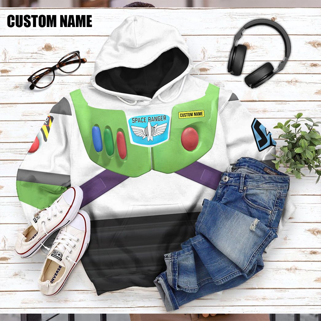 Toy Story Buzz Lightyear Space Ranger Cosplay Costume Hoodie Sweatshirt T-Shirt Sweatpants Tracksuit - Stormmerch Exclusive