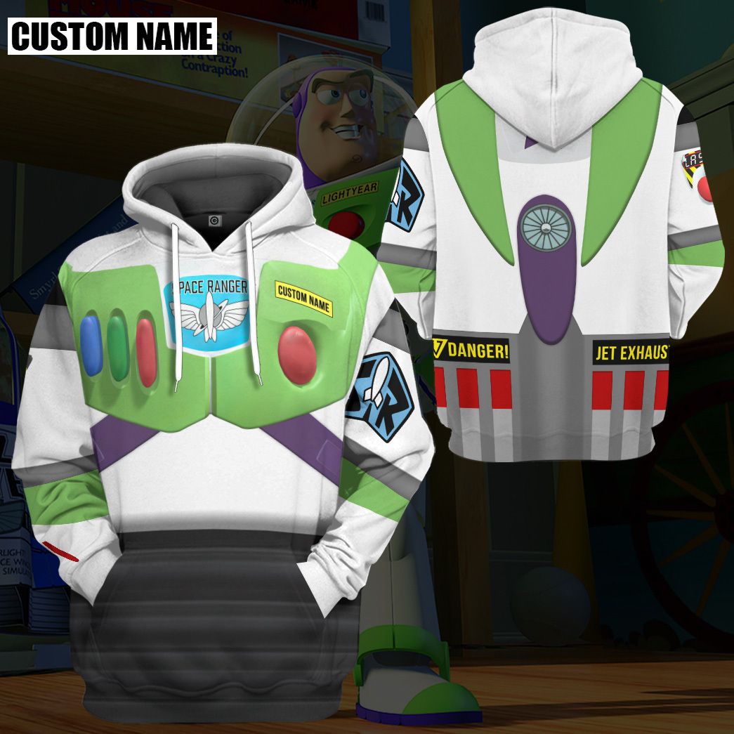 Toy Story Buzz Lightyear Space Ranger Cosplay Costume Hoodie Sweatshirt T-Shirt Sweatpants Tracksuit - Stormmerch Exclusive