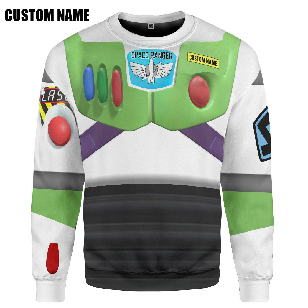 Toy Story Buzz Lightyear Space Ranger Cosplay Costume Hoodie Sweatshirt T-Shirt Sweatpants Tracksuit - Stormmerch Exclusive