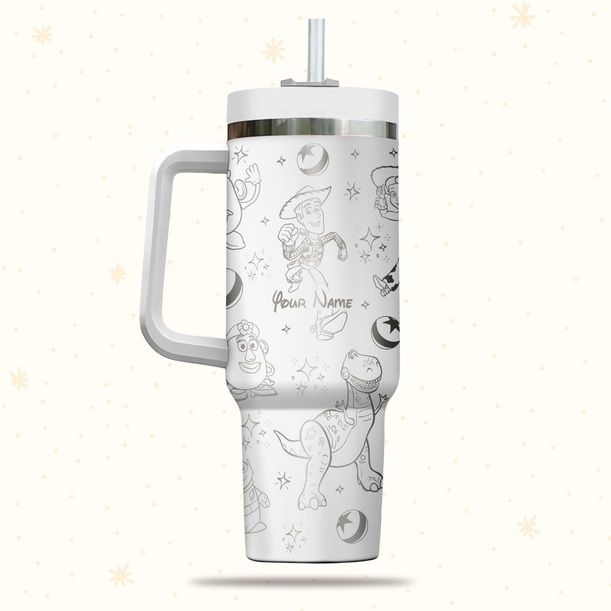 Toy Story Disney Cartoon Custom Stanley Cup 40 oz 30 oz Tumbler With Handle