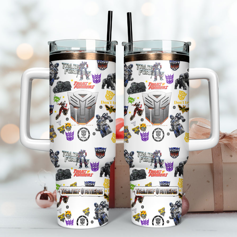 Transformers Sience Fiction Films Custom Stanley Cup 40 oz 30 oz Tumbler With Handle