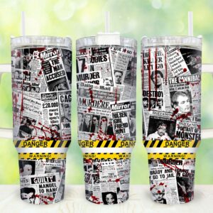 True Crime Custom Stanley Cup 40 oz 30 oz Tumbler With Handle