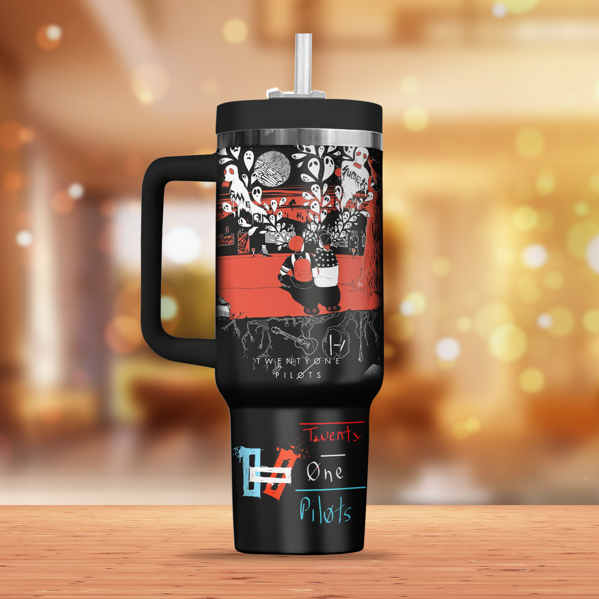 Twenty One Pilots Music Custom Stanley Cup 40 oz 30 oz Tumbler With Handle
