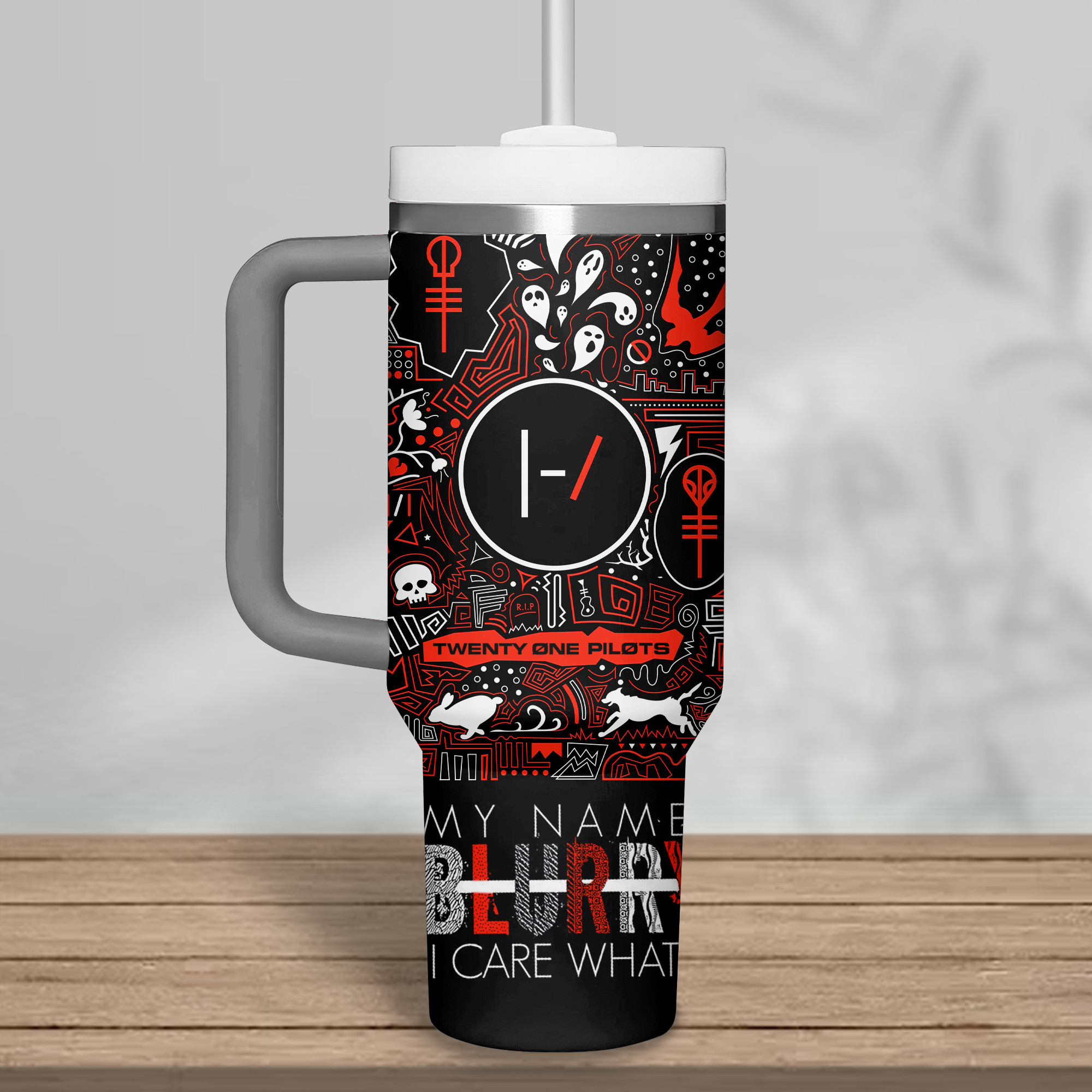 Twenty One Pilots Music Custom Stanley Cup 40 oz 30 oz Tumbler With Handle