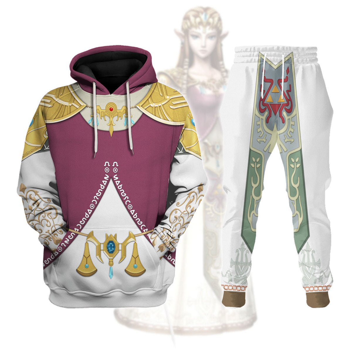 Twilight Princess Attire Unisex Hoodie Sweatshirt T-shirt Sweatpants Cosplay - Stormmerch Exclusive