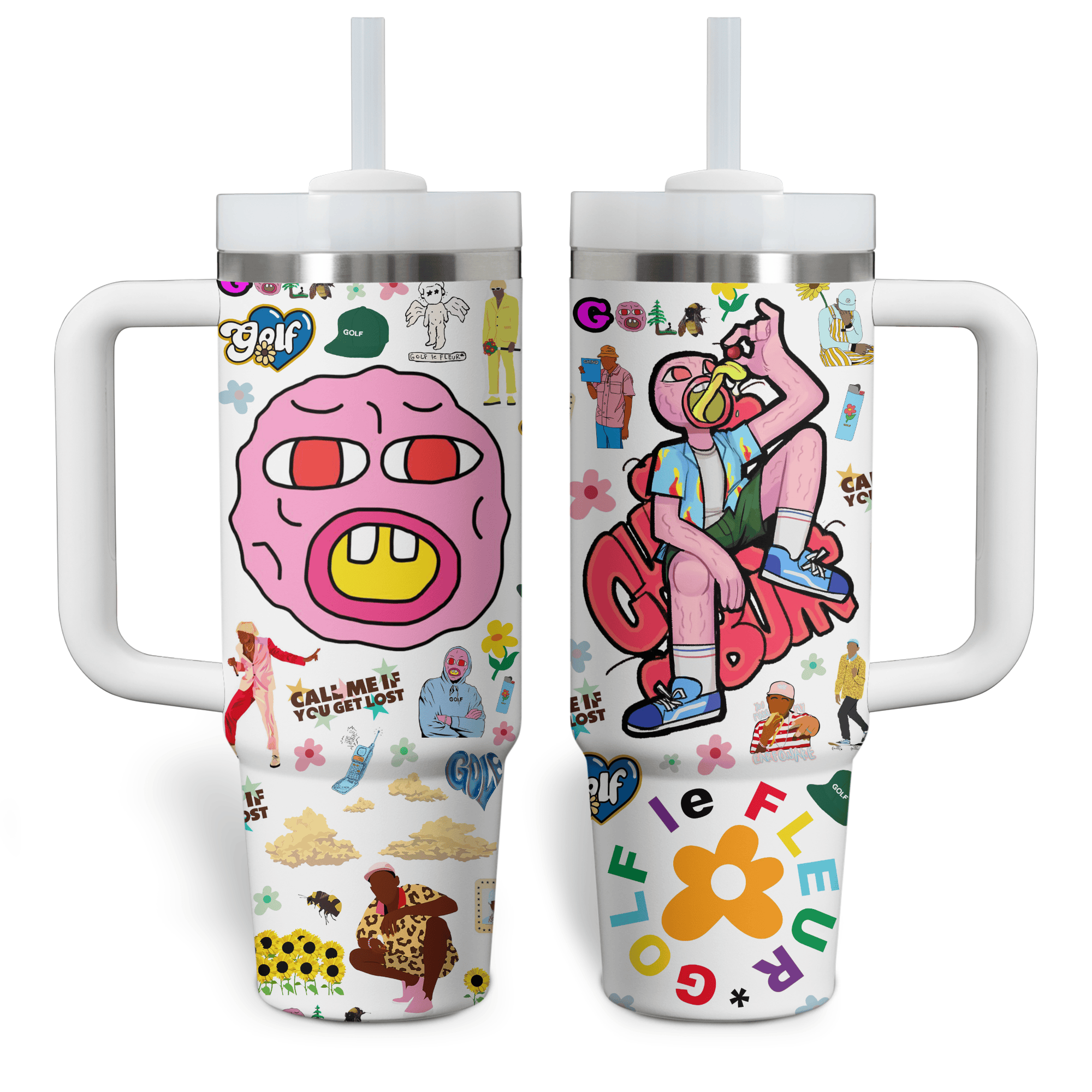 Tyler The Creator Music Custom Stanley Cup 40 oz 30 oz Tumbler With Handle