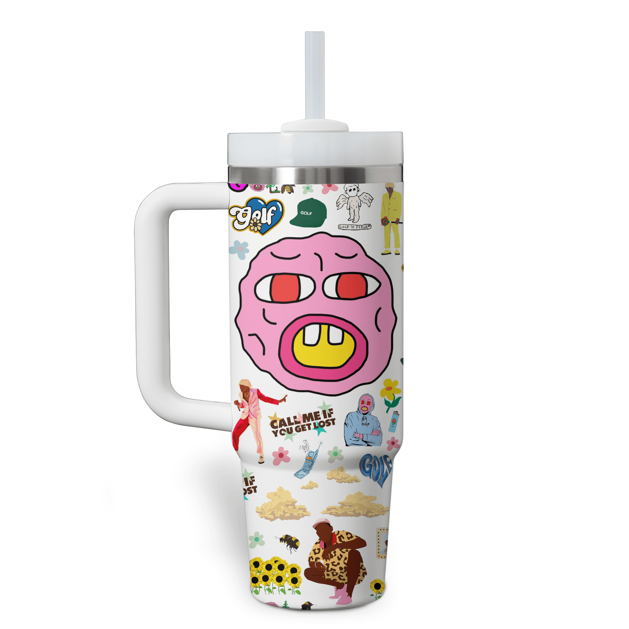Tyler The Creator Music Custom Stanley Cup 40 oz 30 oz Tumbler With Handle