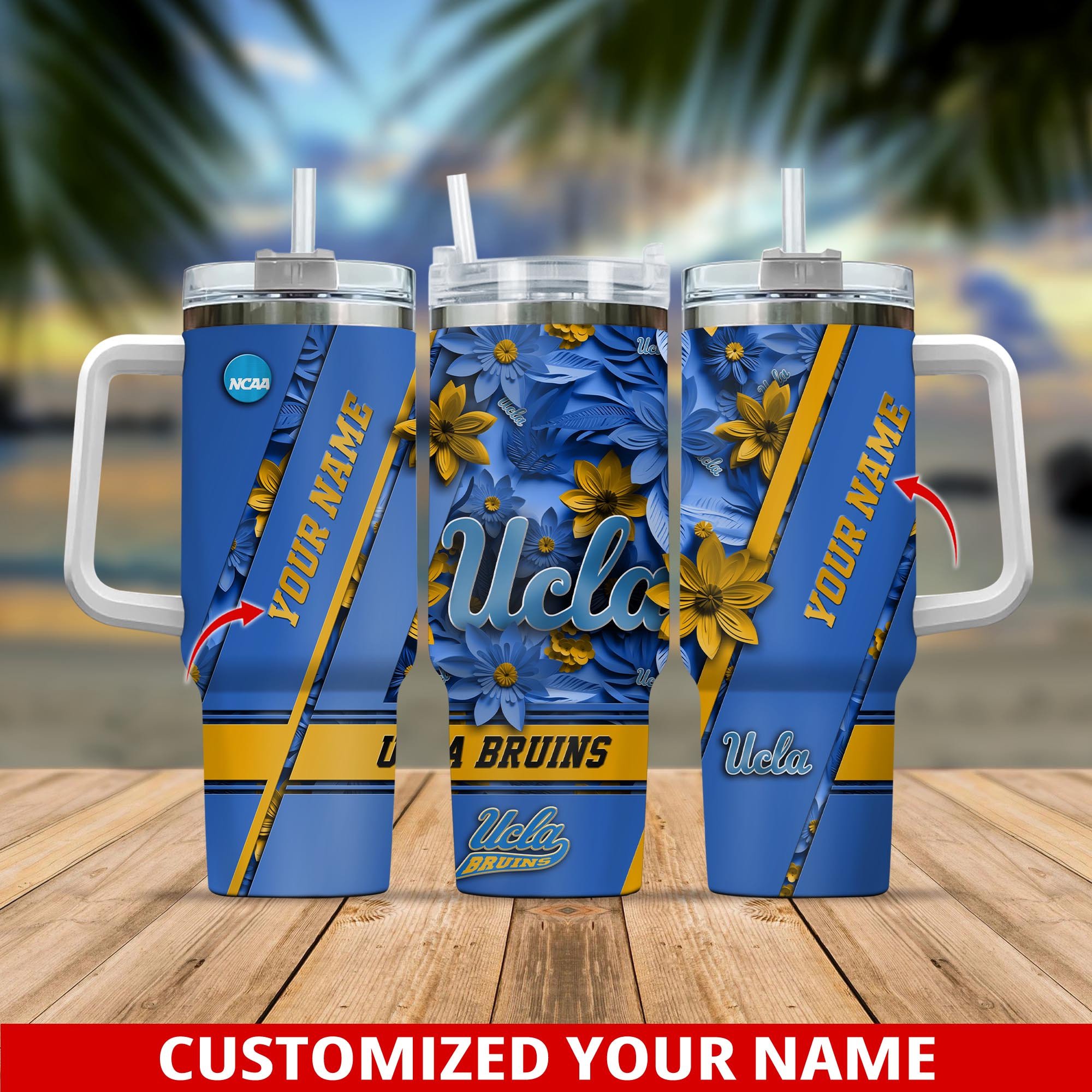 UCLA Bruins NCAA Custom Stanley Cup 40 oz 30 oz Tumbler With Handle