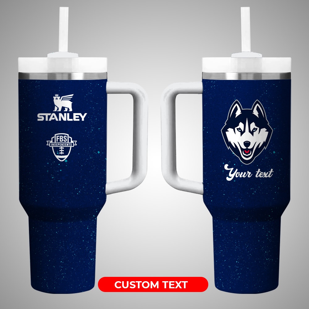 UConn Huskies NCAA Custom Stanley Cup 40 oz 30 oz Tumbler With Handle