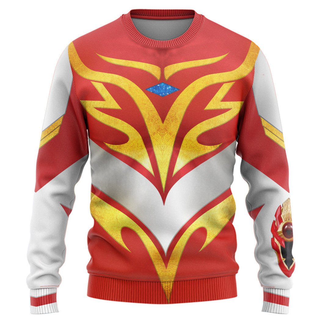 Ultraman Mebius V2 Cosplay Costume Hoodie Sweatshirt T-Shirt Sweatpants Tracksuit - Stormmerch Exclusive