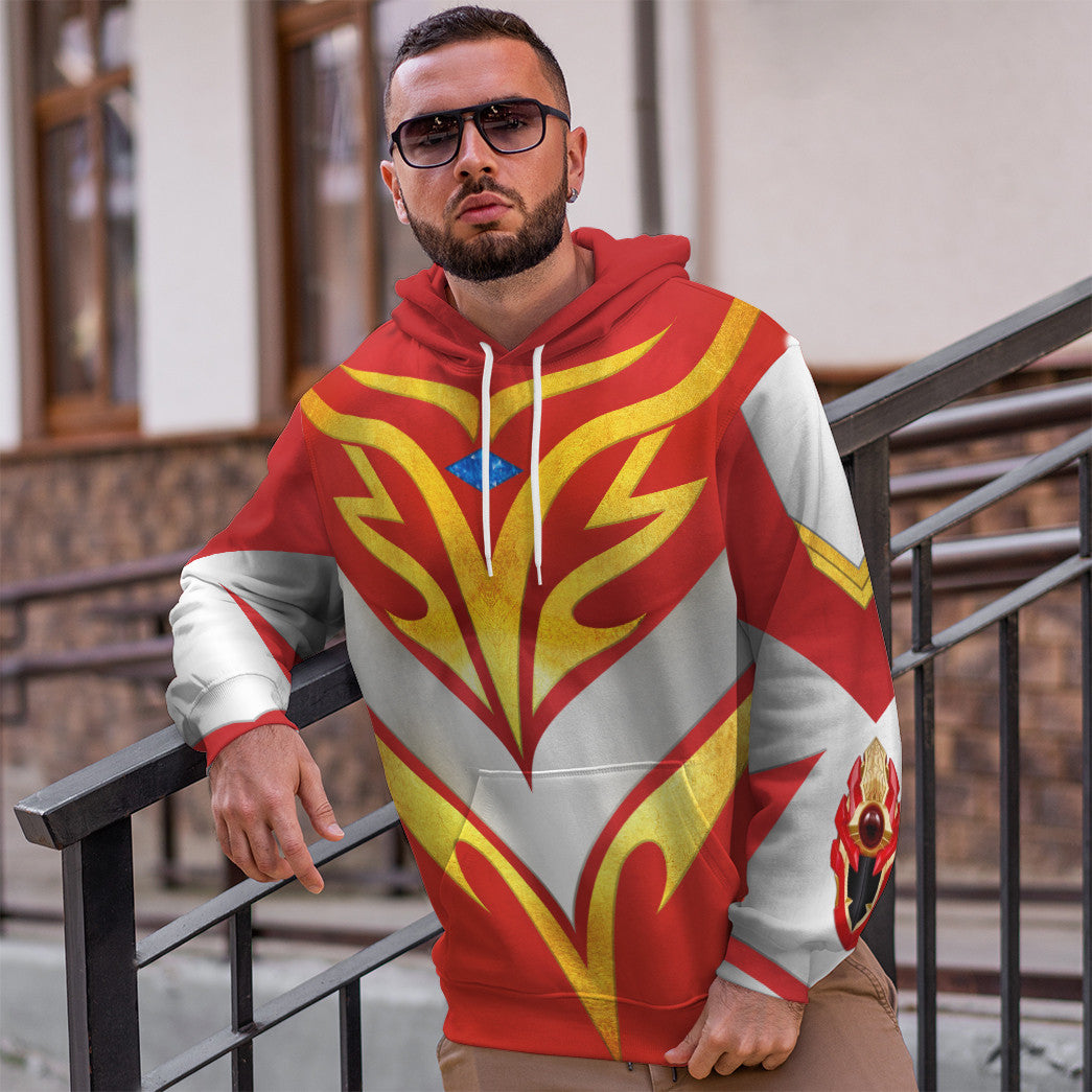 Ultraman Mebius V2 Cosplay Costume Hoodie Sweatshirt T-Shirt Sweatpants Tracksuit - Stormmerch Exclusive