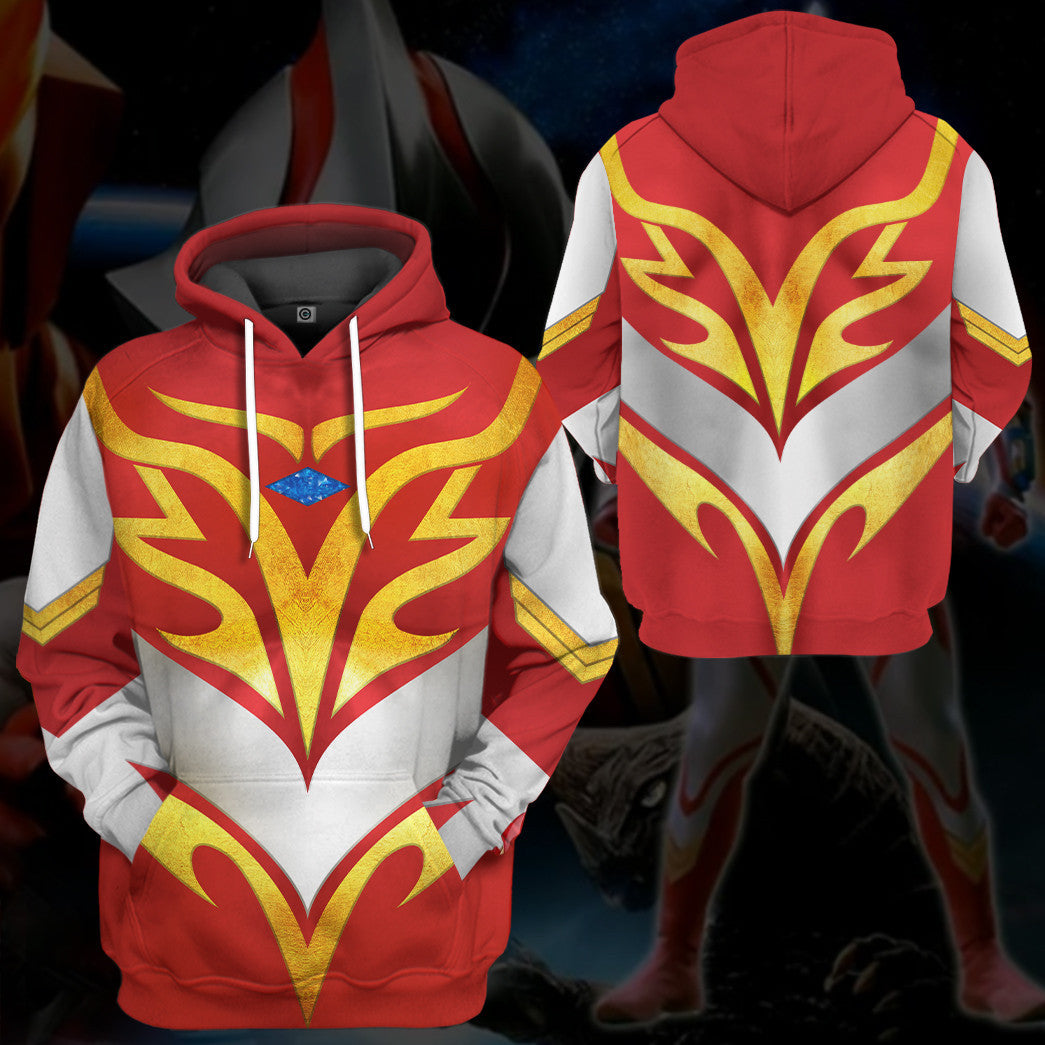 Ultraman Mebius V2 Cosplay Costume Hoodie Sweatshirt T-Shirt Sweatpants Tracksuit - Stormmerch Exclusive