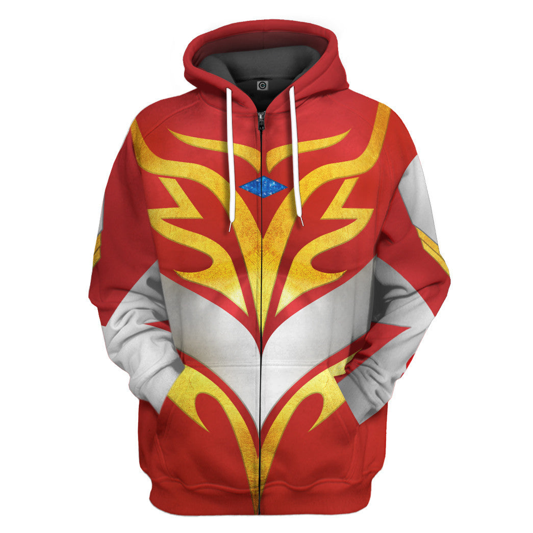 Ultraman Mebius V2 Cosplay Costume Hoodie Sweatshirt T-Shirt Sweatpants Tracksuit - Stormmerch Exclusive