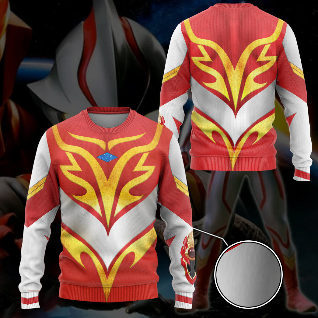 Ultraman Mebius V2 Cosplay Costume Hoodie Sweatshirt T-Shirt Sweatpants Tracksuit - Stormmerch Exclusive