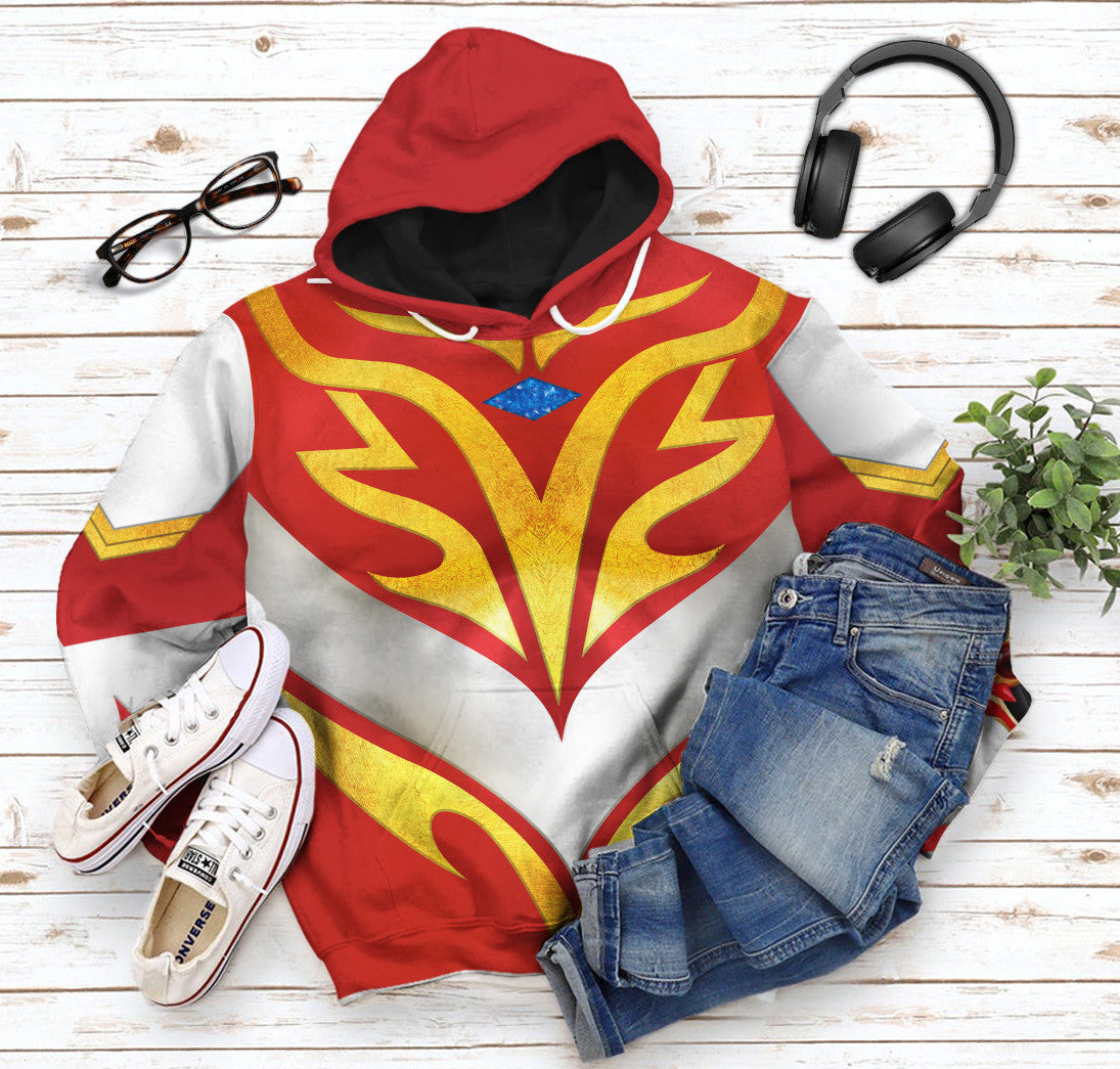 Ultraman Mebius V2 Cosplay Costume Hoodie Sweatshirt T-Shirt Sweatpants Tracksuit - Stormmerch Exclusive