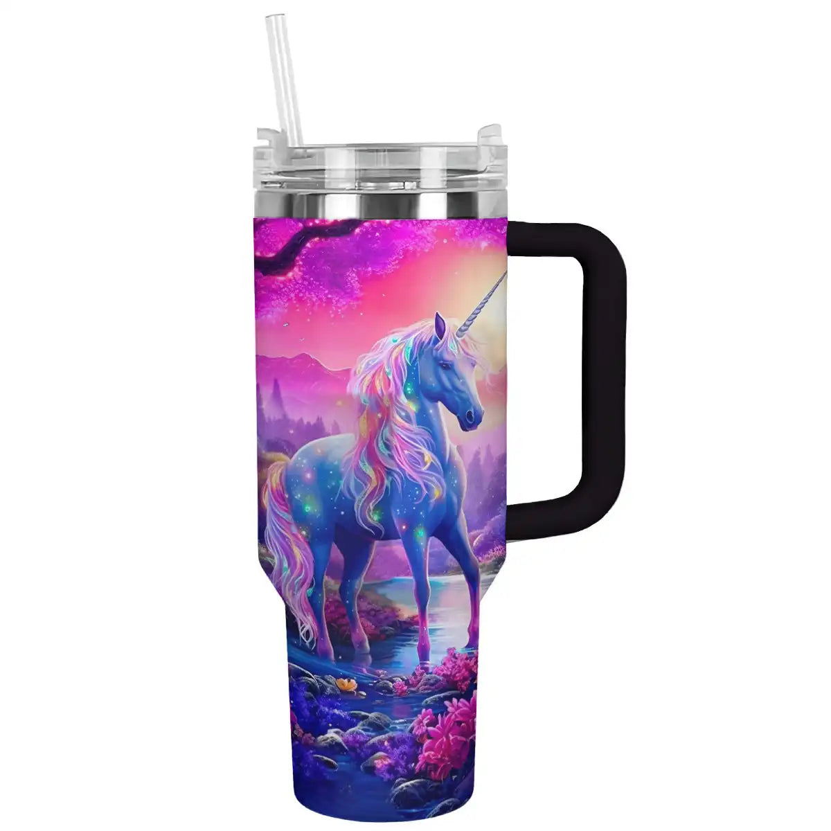 Unicorn Custom Stanley Cup 40 oz 30 oz Tumbler With Handle