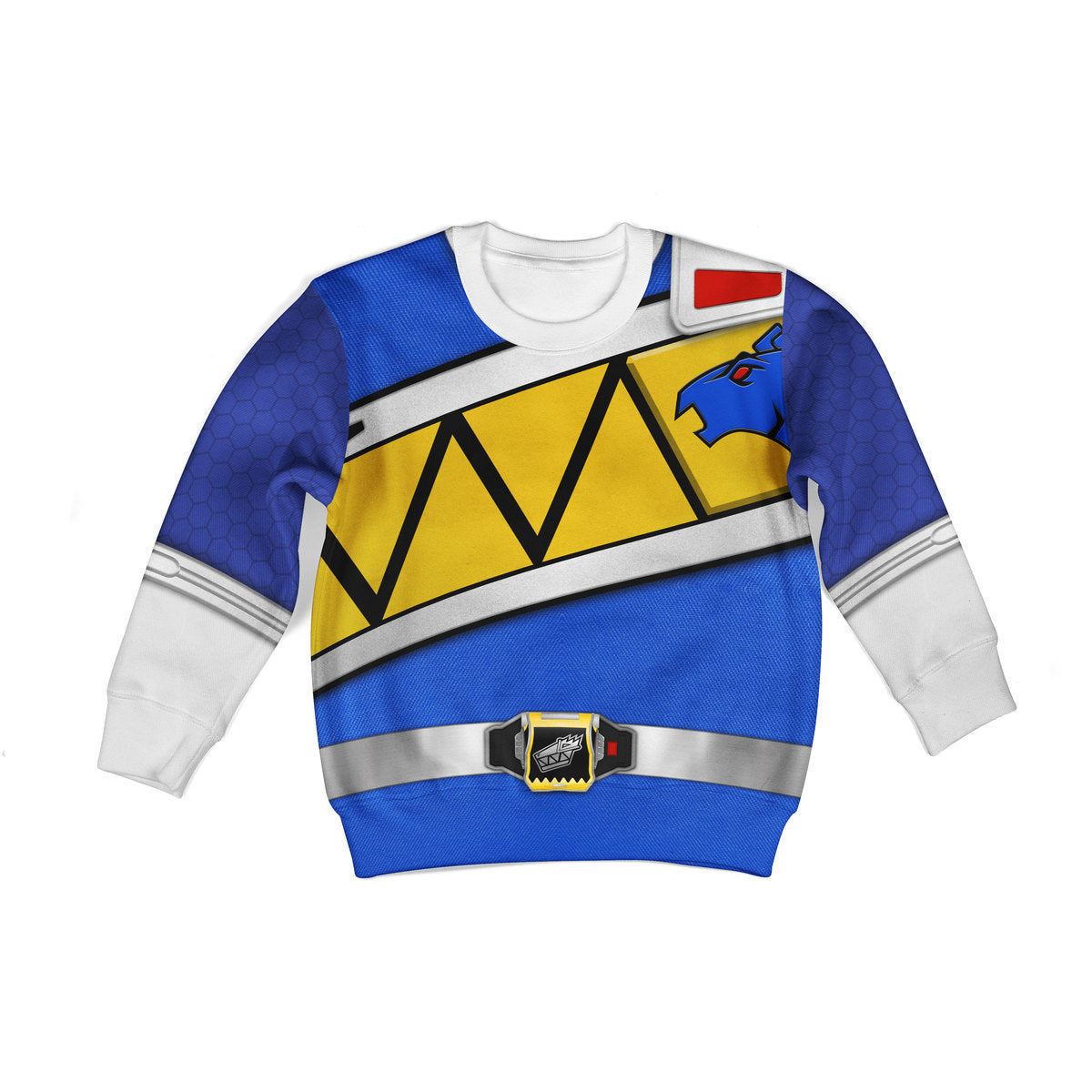 Unisex Kid Tops Blue Power Rangers Dino Charge 3D Apparel - Stormmerch Exclusive