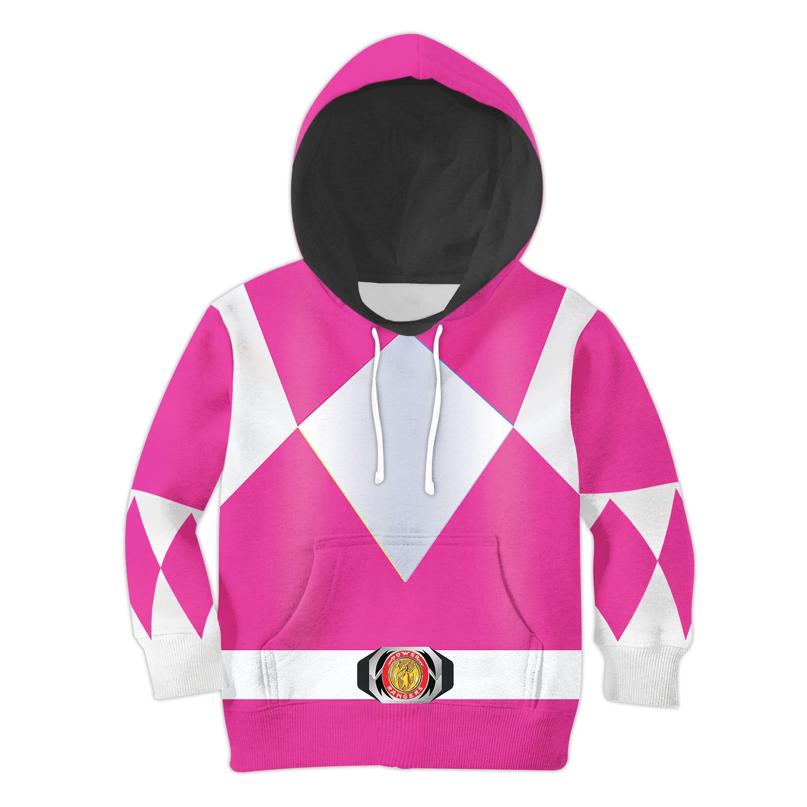 Unisex Kid Tops Pink Power Ranger 3D Apparel - Stormmerch Exclusive