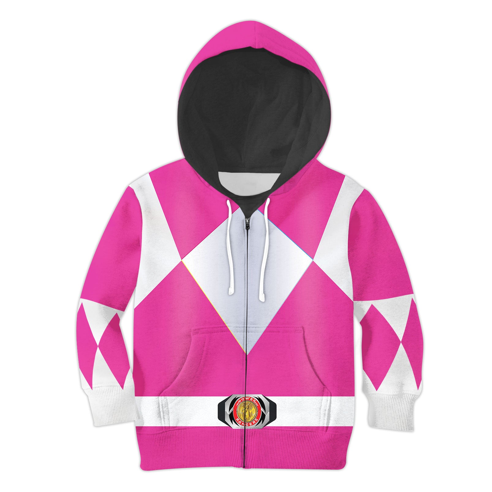 Unisex Kid Tops Pink Power Ranger 3D Apparel - Stormmerch Exclusive