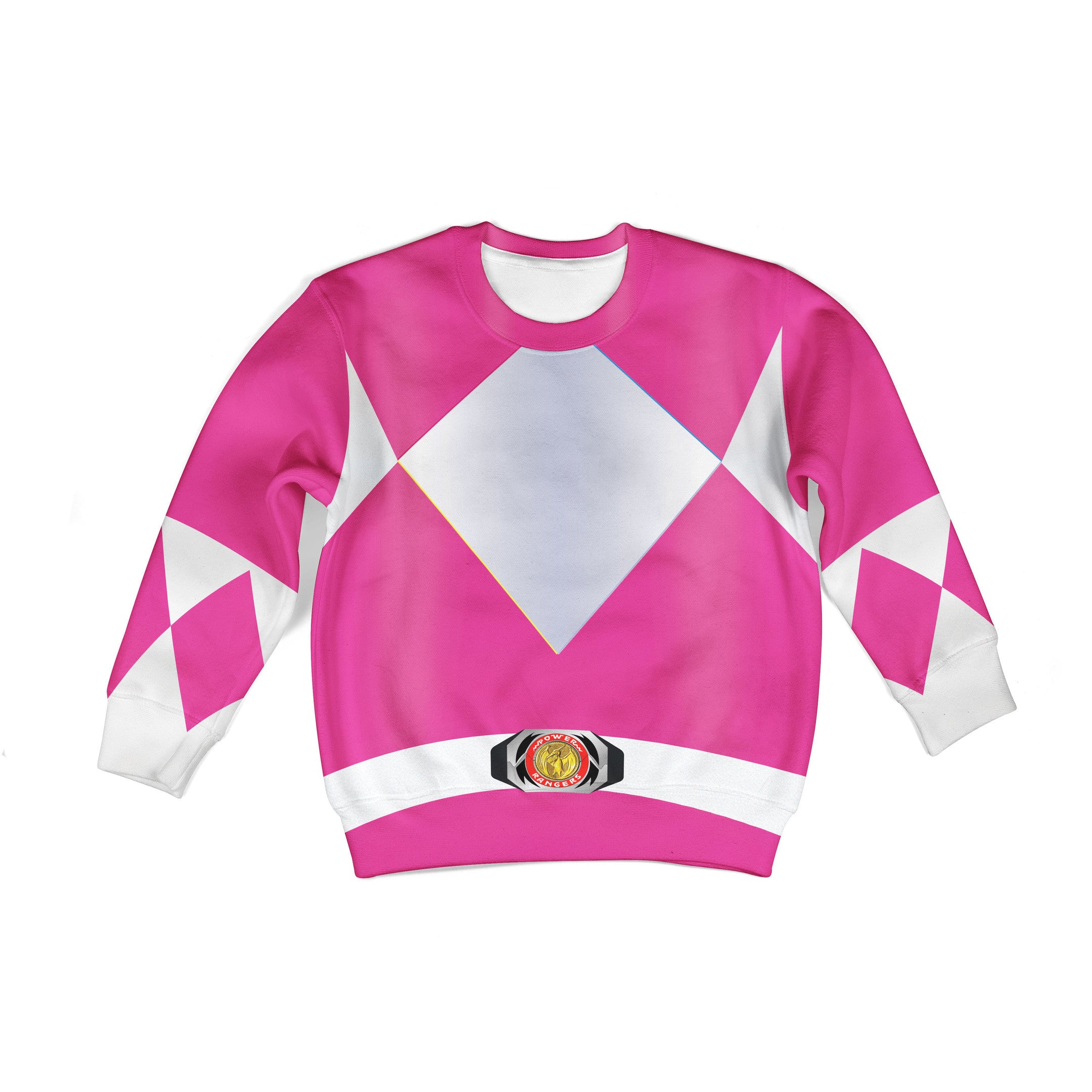 Unisex Kid Tops Pink Power Ranger 3D Apparel - Stormmerch Exclusive