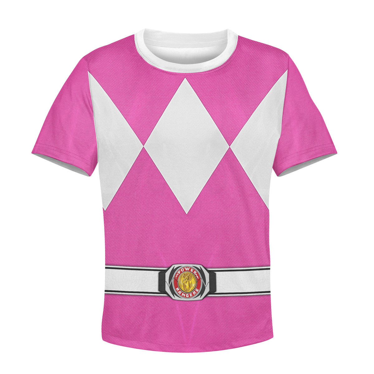 Unisex Kid Tops Pink Ranger Mighty Morphin Kid 3D Apparel - Stormmerch Exclusive