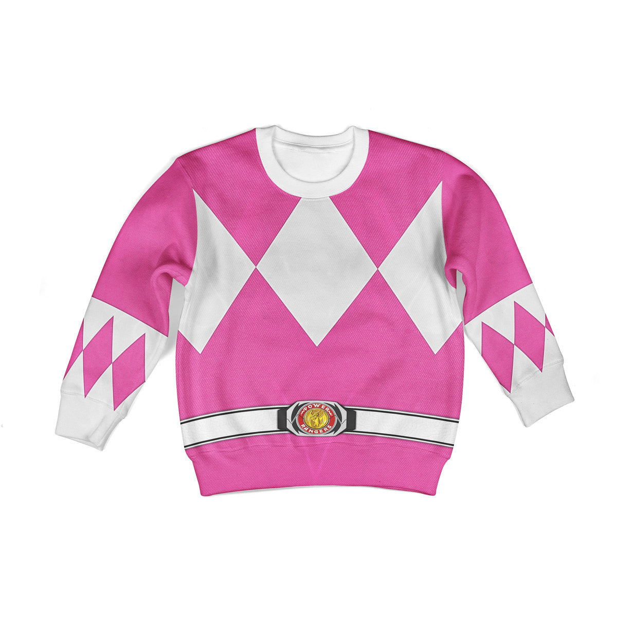 Unisex Kid Tops Pink Ranger Mighty Morphin Kid 3D Apparel - Stormmerch Exclusive