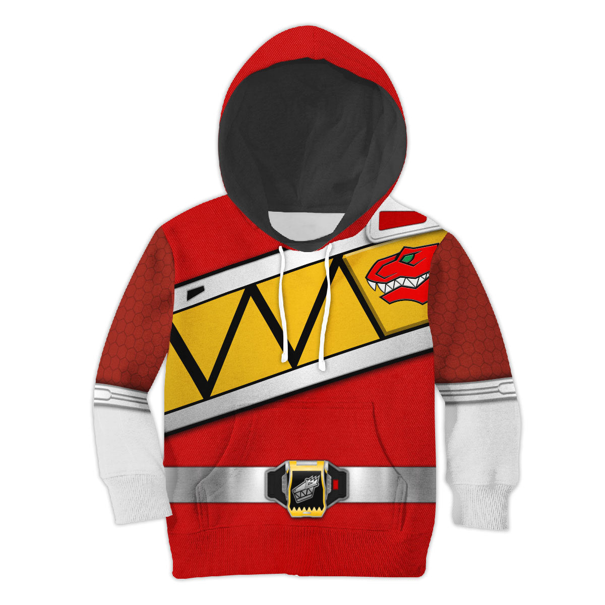 Unisex Kid Tops Red Power Rangers Dino Charge 3D Apparel - Stormmerch Exclusive