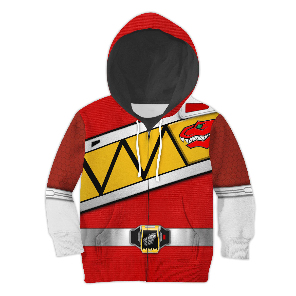 Unisex Kid Tops Red Power Rangers Dino Charge 3D Apparel - Stormmerch Exclusive