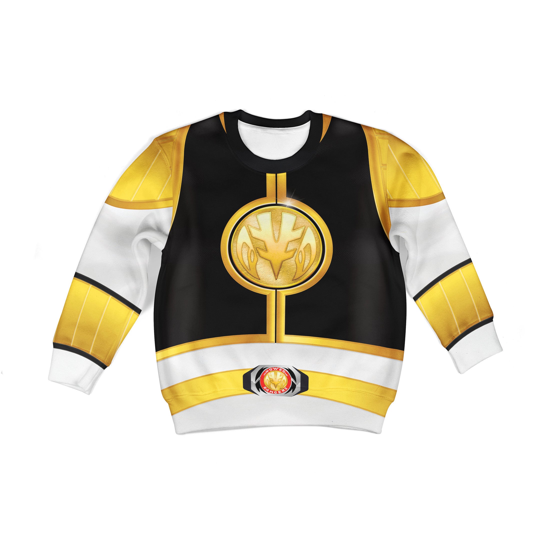 Unisex Kid Tops White Power Ranger 3D Apparel - Stormmerch Exclusive