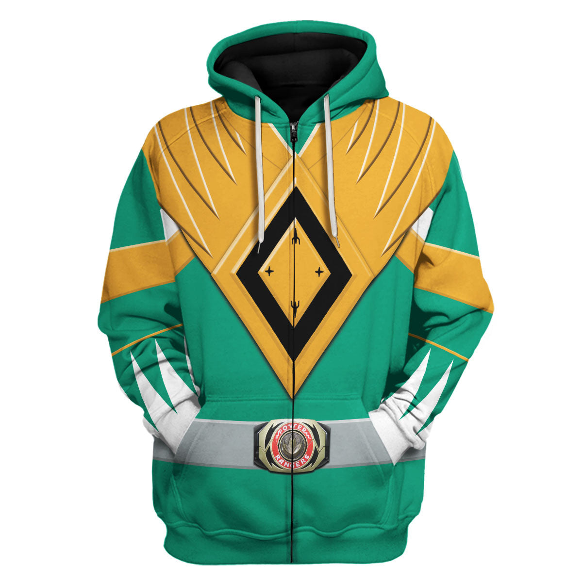 Unisex Tracksuit Hoodies Green Power Ranger 3D Costumes - Stormmerch Exclusive