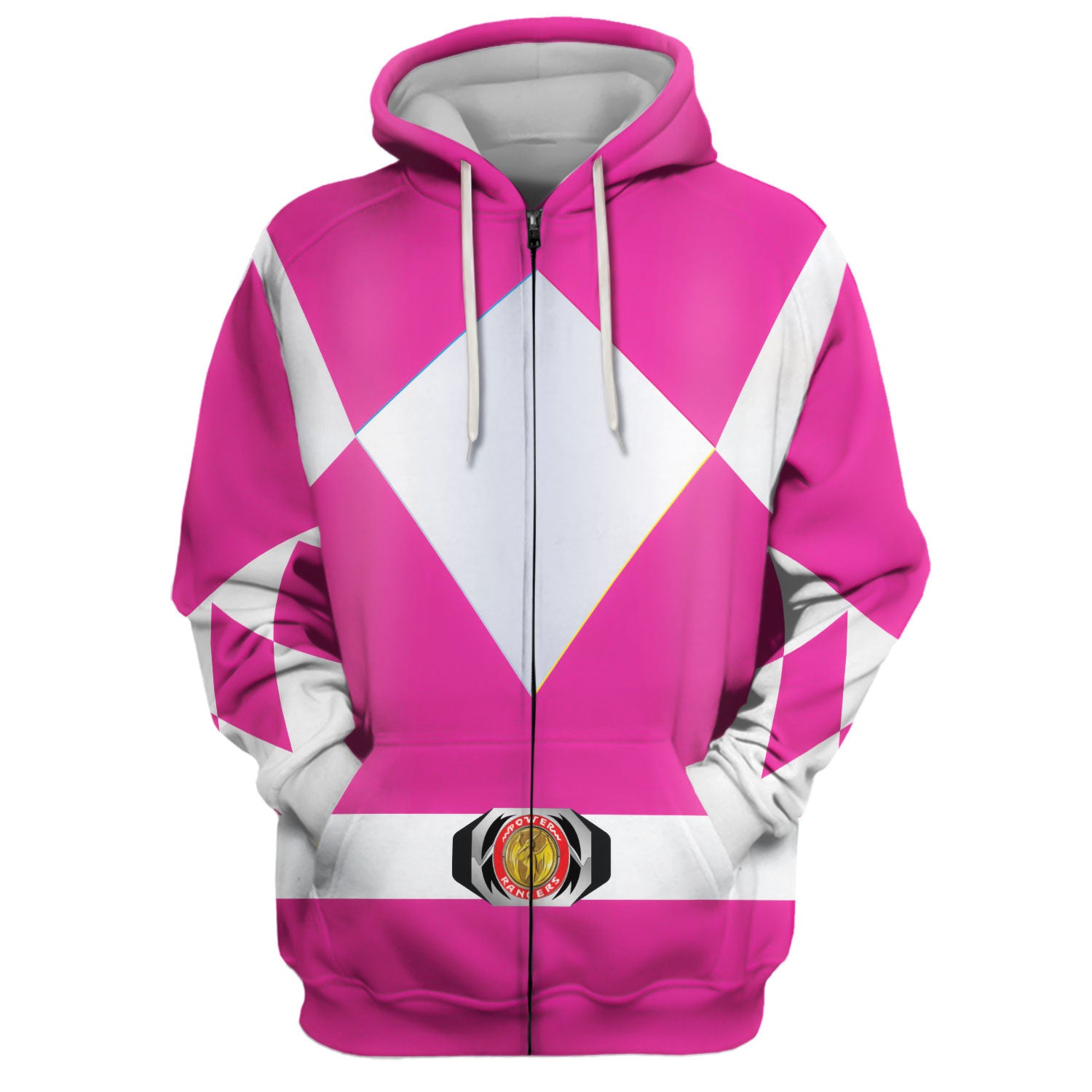 Unisex Tracksuit Hoodies Pink Power Ranger 3D Costumes - Stormmerch Exclusive