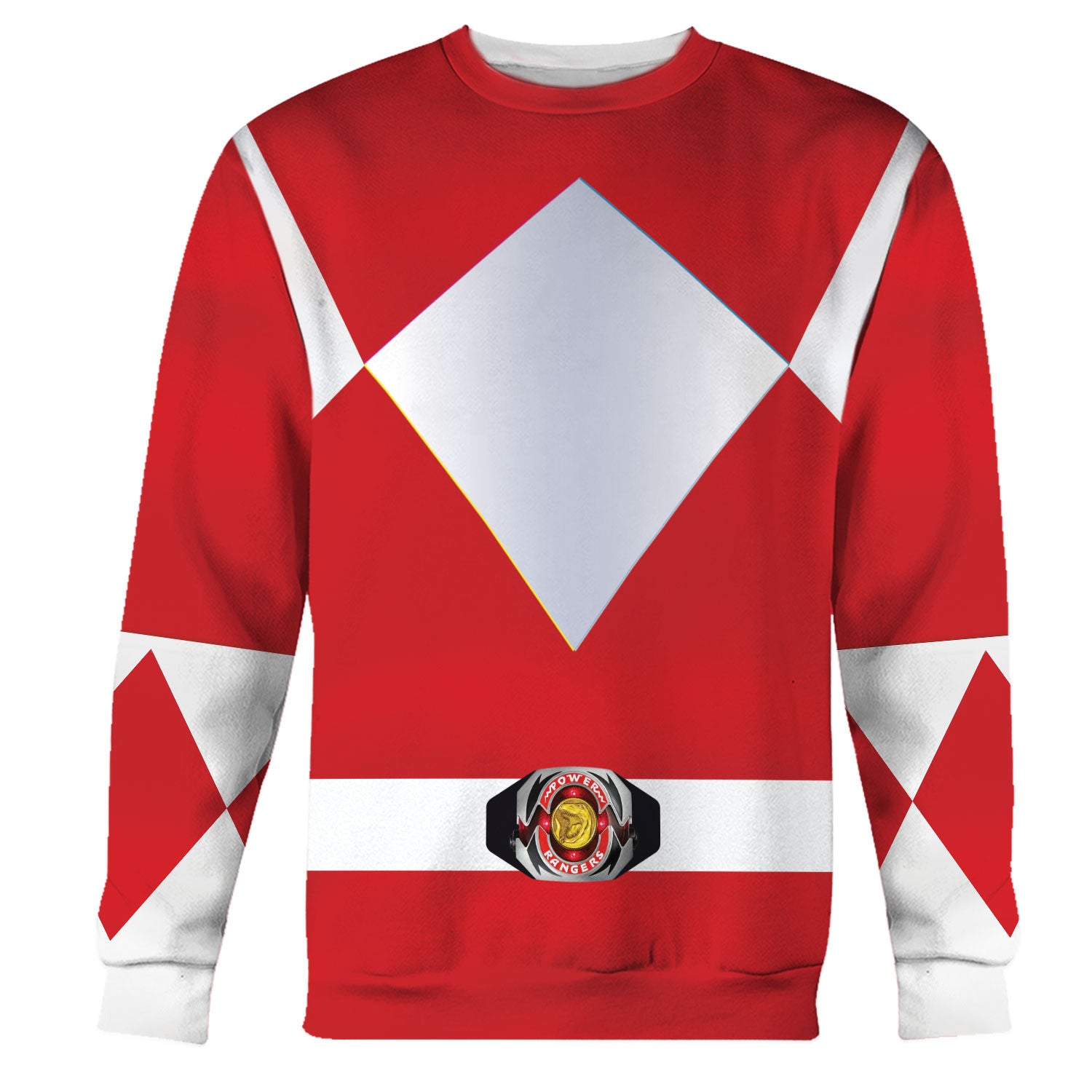 Unisex Tracksuit Hoodies Red Power Ranger 3D Costumes - Stormmerch Exclusive
