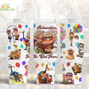 Up Disney Movies Custom Stanley Cup 40 oz 30 oz Tumbler With Handle