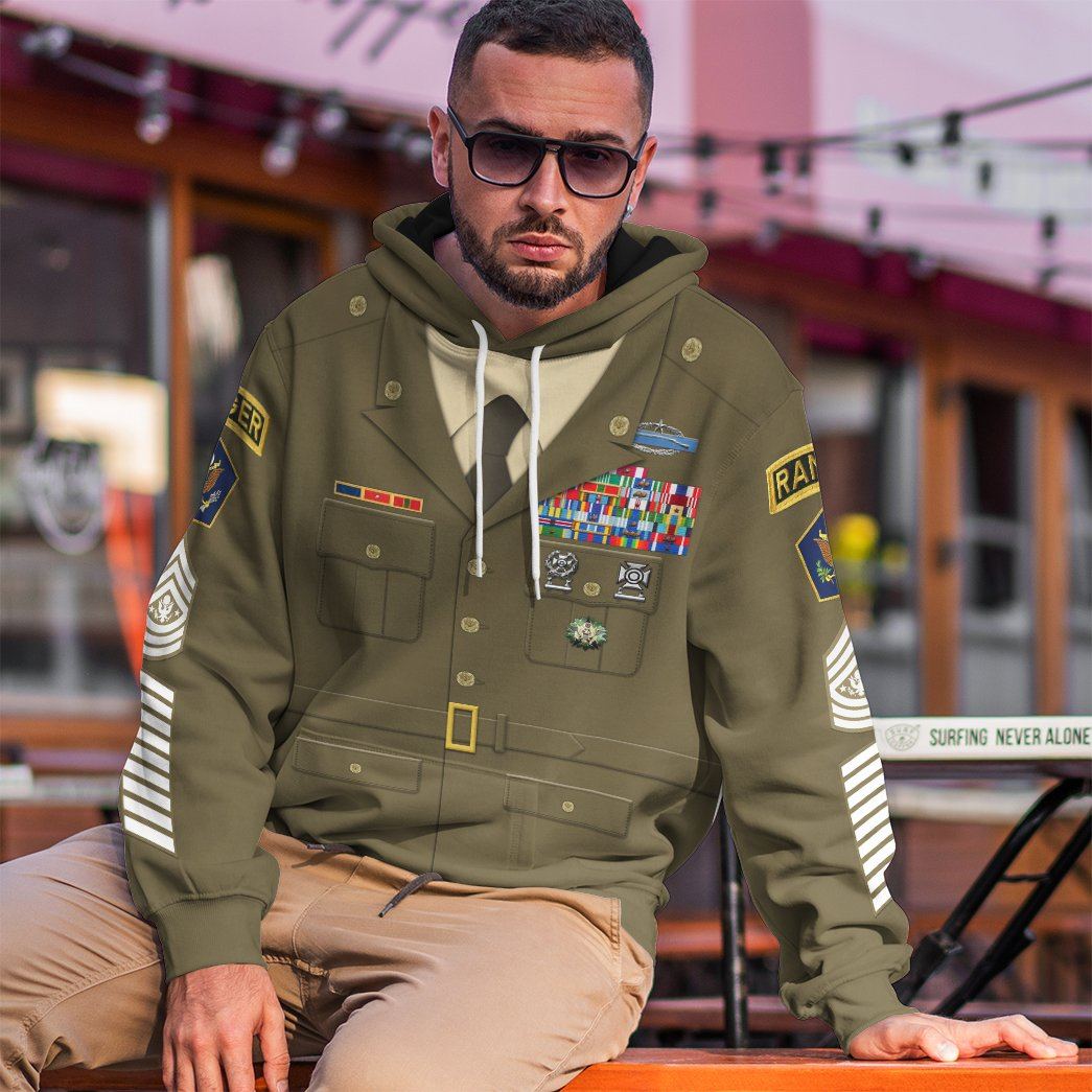 US Green Army Costume Hoodie Sweatshirt T-Shirt Sweatpants Tracksuit - Stormmerch Exclusive