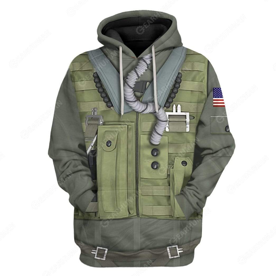 Us Military Jet Fighter Pilot Uniform Costume Hoodie Sweatshirt T-Shirt Sweatpants Tracksuit - Stormmerch Exclusive