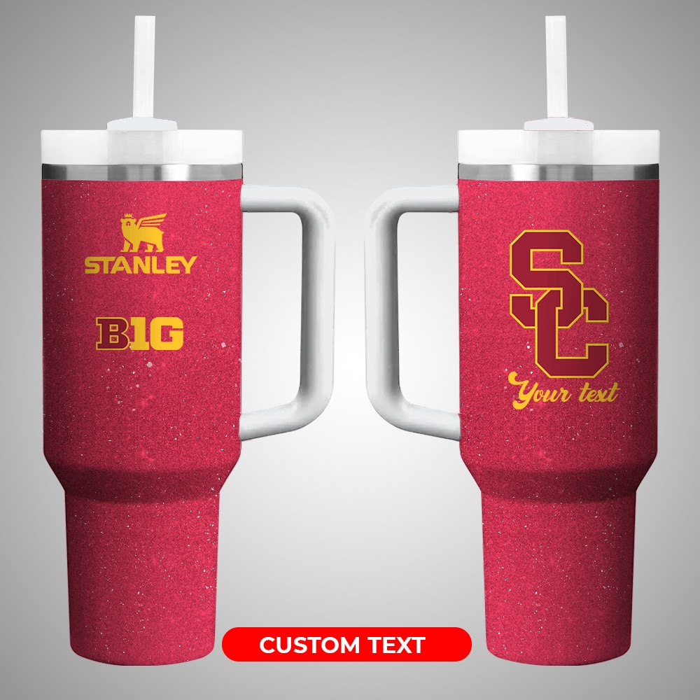 USC Trojans NCAA Custom Stanley Cup 40 oz 30 oz Tumbler With Handle