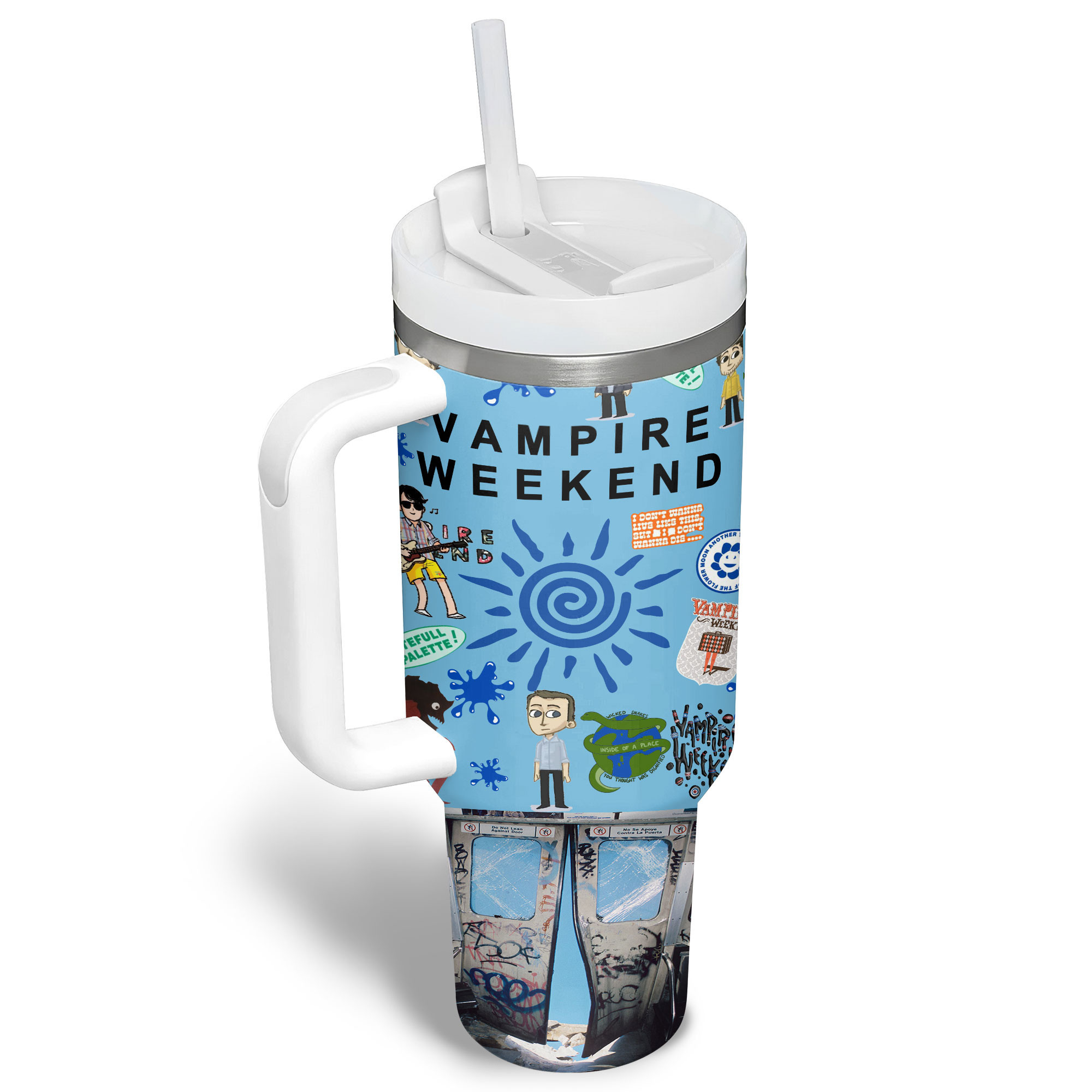 Vampire Weekend Music Custom Stanley Cup 40 oz 30 oz Tumbler With Handle