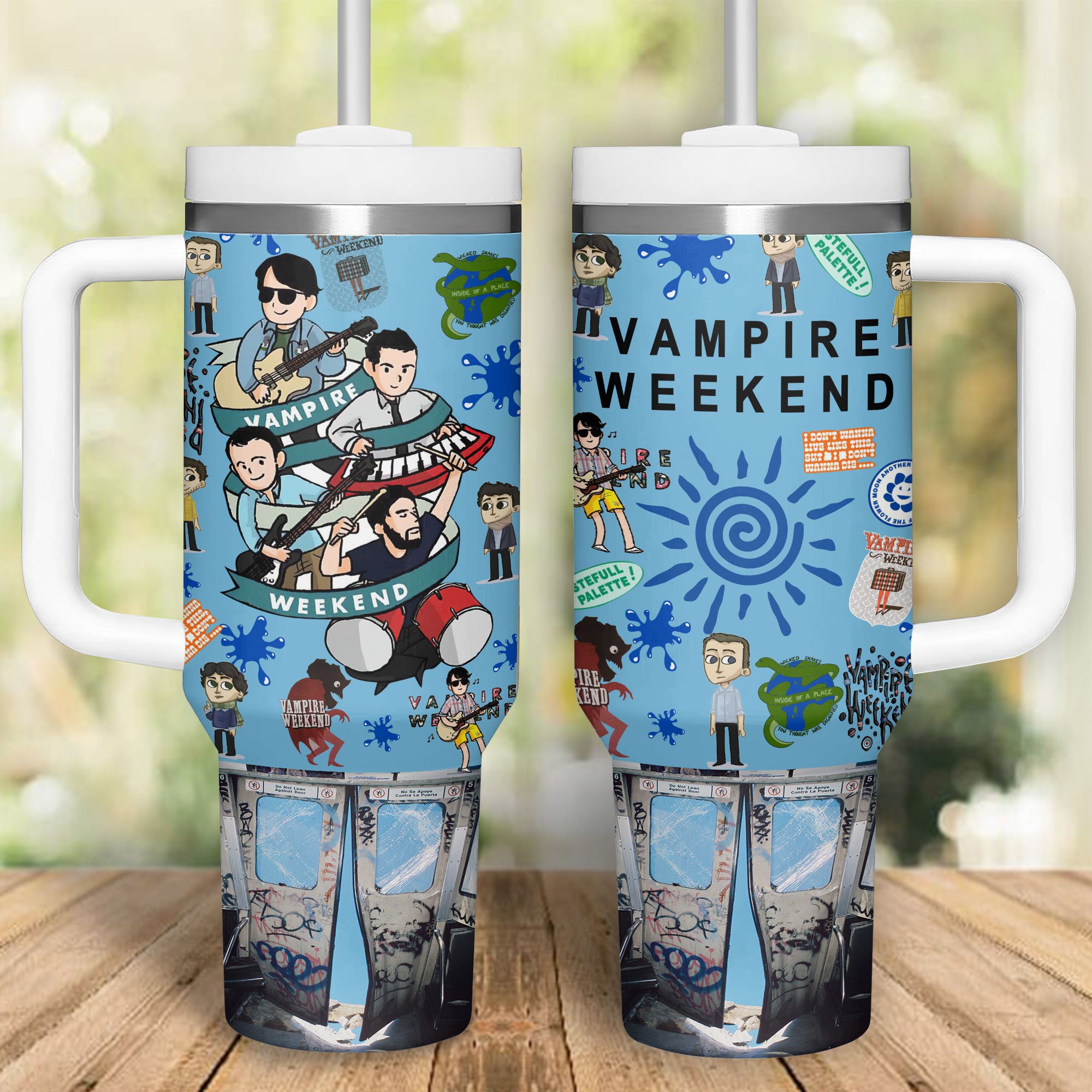 Vampire Weekend Music Custom Stanley Cup 40 oz 30 oz Tumbler With Handle