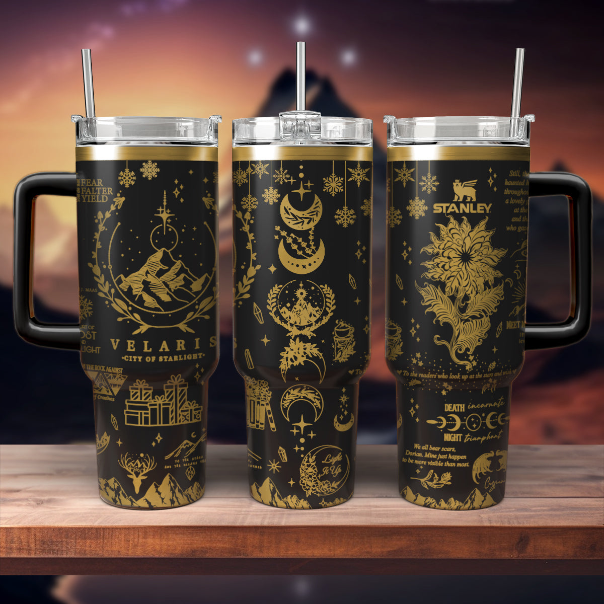 Velaris City Of Starlight Movies Custom Stanley Cup 40 oz 30 oz Tumbler With Handle