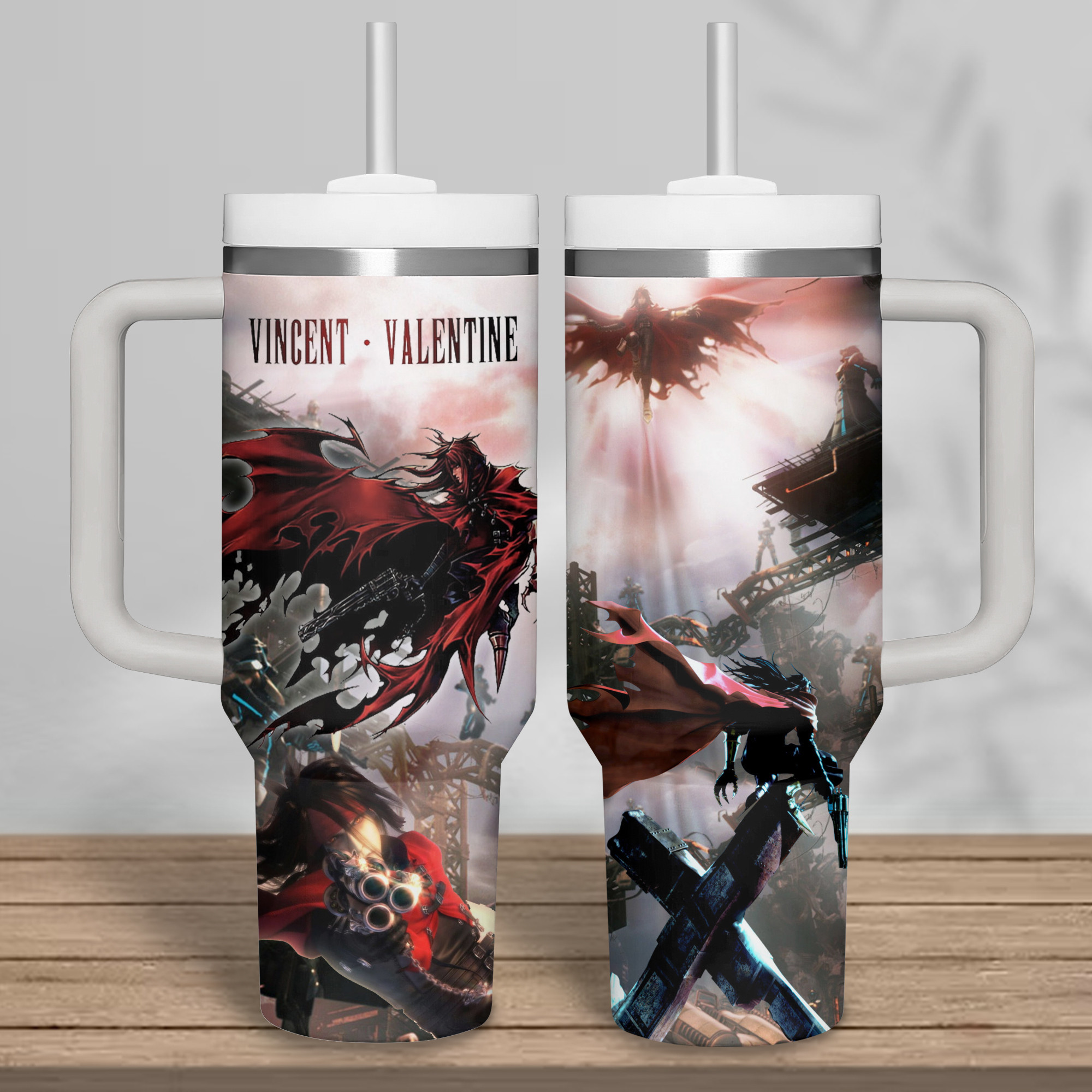 Vincent Valentine Games Custom Stanley Cup 40 oz 30 oz Tumbler With Handle
