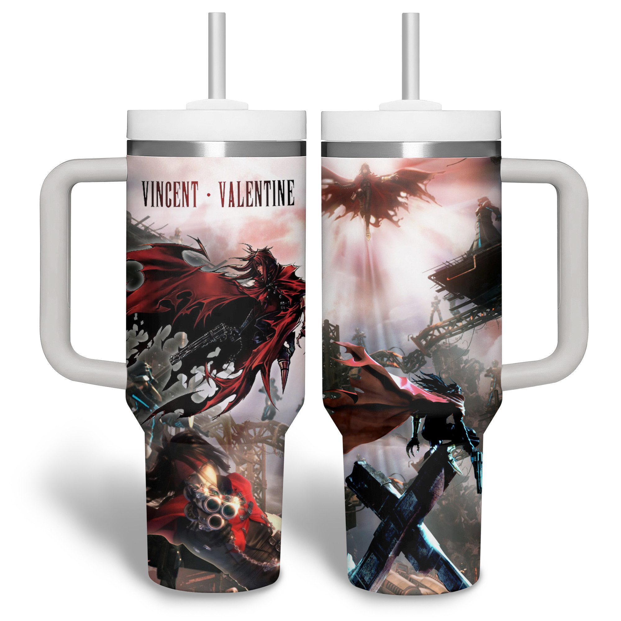 Vincent Valentine Games Custom Stanley Cup 40 oz 30 oz Tumbler With Handle