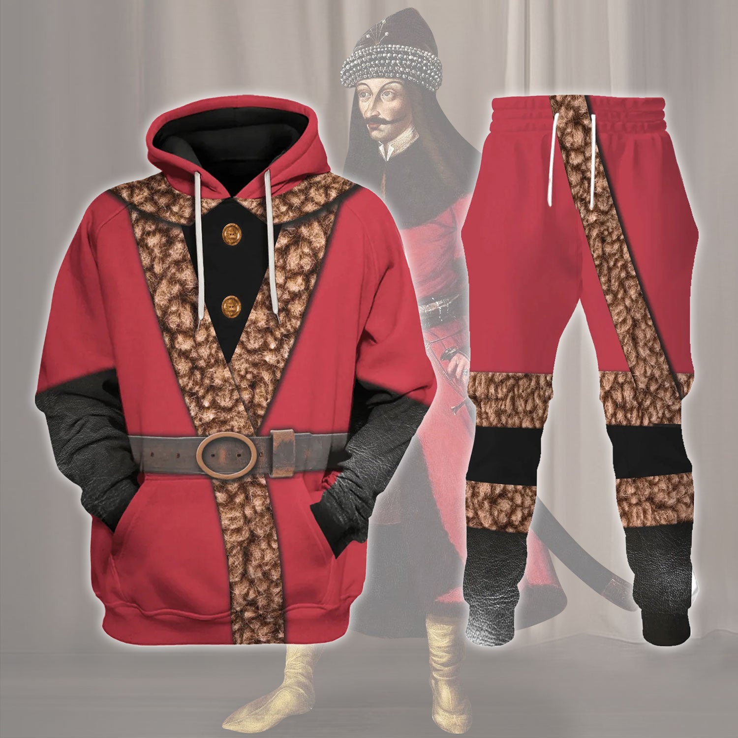Vlad the Impaler Costume Hoodie Sweatshirt T-Shirt Sweatpants Tracksuit - Stormmerch Exclusive